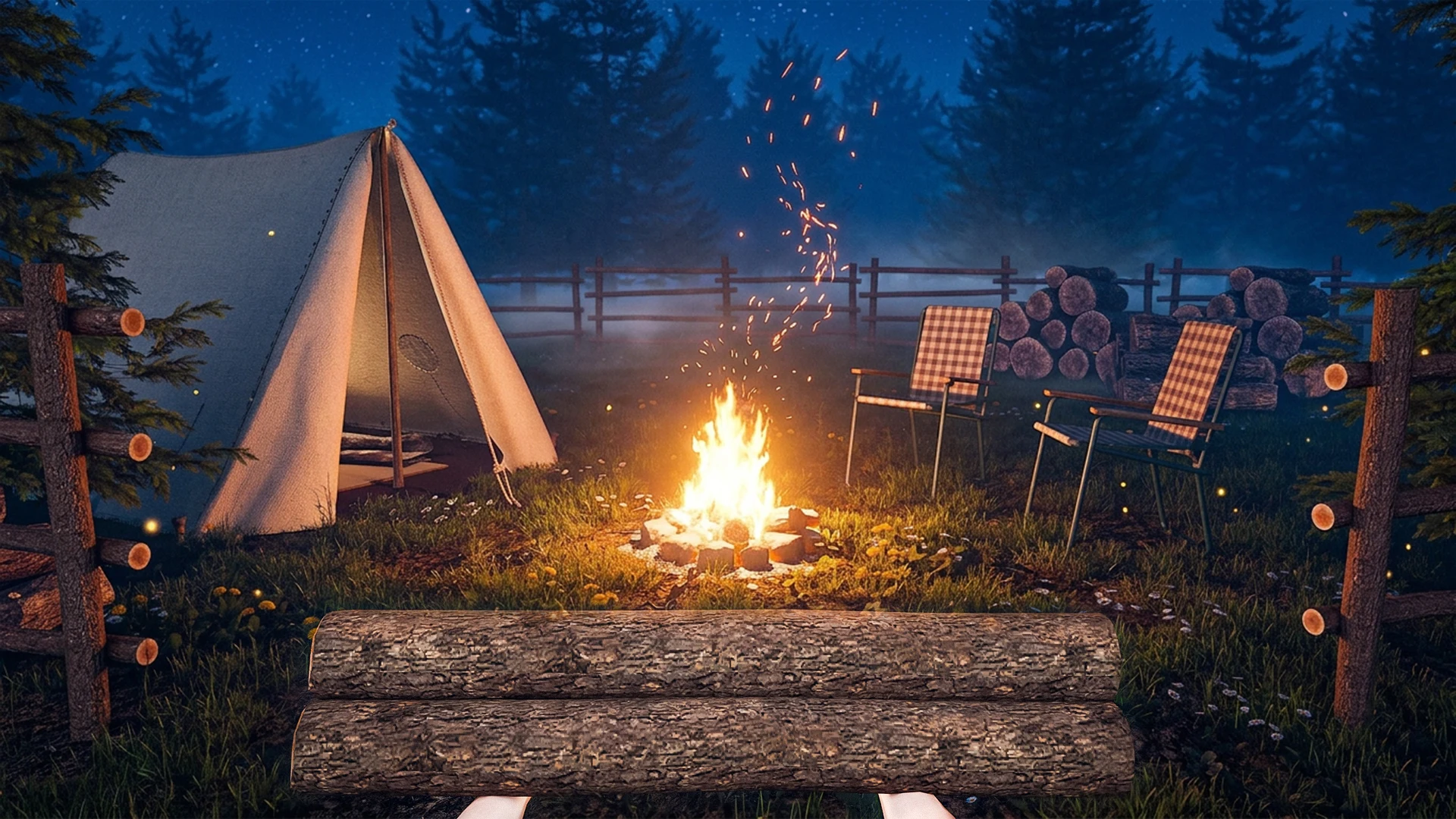 Forest Camping Survival Sim 3D screenshot