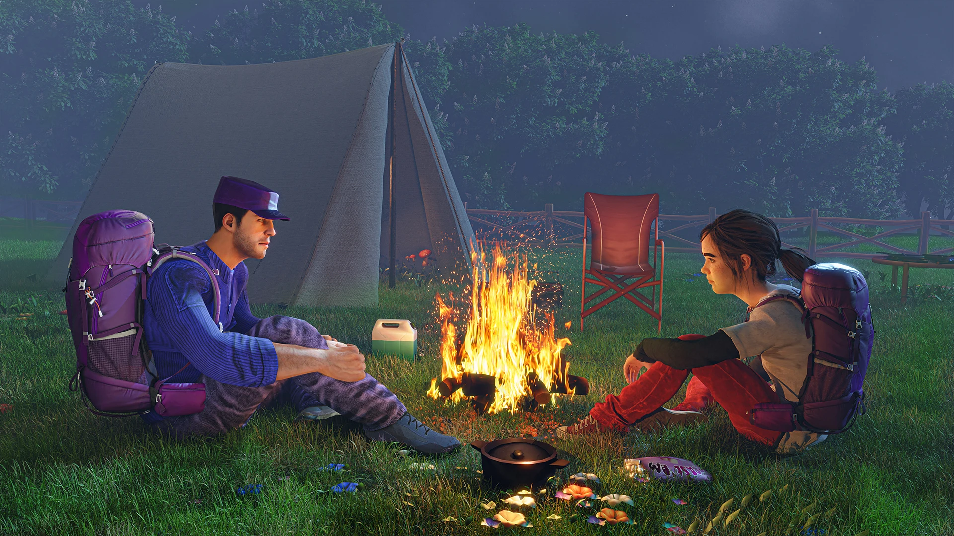 Forest Camping Survival Sim 3D screenshot
