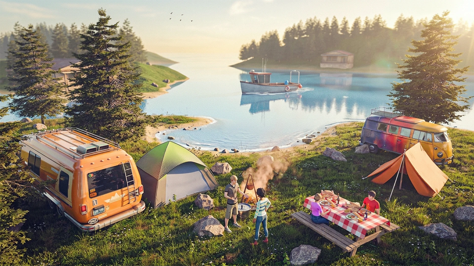 Forest Camping Survival Sim 3D screenshot
